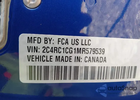 2021 Chrysler Voyager Lx from USA, damaged, VIN 2C4RC1CG1MR579539
